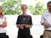 Sheinbaum iniciou o trabalho para evitar inundações em Veracruz que afetariam essas comunidades