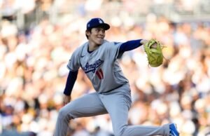 Roki Sasaki luta na primeira ordem, Dodgers caem para Padres