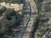 Northbound 101, perto do centro de Los Angeles, fechada devido à atividade policial