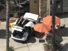 Mulher presa sob Tesla em acidente fatal no shopping SoCal