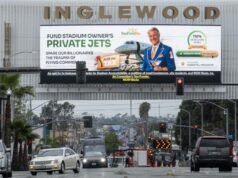 Uma guerra de outdoors engoliu Inglewood