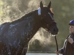 A estrela do Kentucky Derby, Cherie DeVaux, espera uma surpresa Golden Tempo