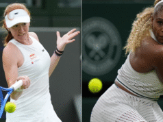 Serena Williams perdeu para Maya Joint em Wimbledon em simples