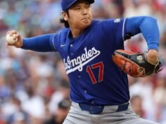 Shohei Ohtani, dos Dodgers, venceu Joe Ryan, dos Twins, apesar de ter sido cruzado por Dalton Rushing