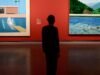 Arte essencial David Hockney na piscina, gramado e tesouro de Los Angeles