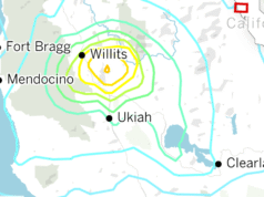 Terremoto de magnitude 5,6 sacode o norte da Califórnia e atinge o condado de Mendocino