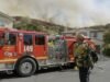 SoCal Fire: Incêndio ameaça casas no Rancho Stevenson