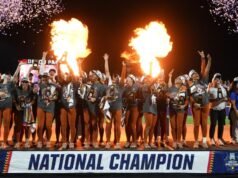 Texas derrotou Texas Tech para se repetir como campeão de softball da NCAA