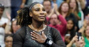 A estrela do tênis Serena Williams está competindo pela primeira vez em anos