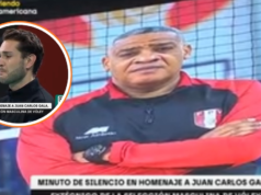 O Coliseu Dibós fez um minuto de silêncio para Juan Carlos Gala: a seleção masculina peruana prestou homenagem ao seu ex-técnico.