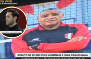 O Coliseu Dibós fez um minuto de silêncio para Juan Carlos Gala: a seleção masculina peruana prestou homenagem ao seu ex-técnico.