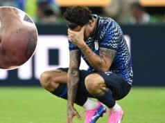 “Nunca ao lado de quem afirma barbárie”: Giménez posta fotos de sua lesão e faz defesa absurda após a eliminação do Uruguai na Copa do Mundo.