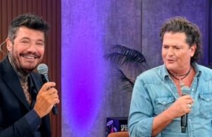 Carlos Vives se reencontra com Marcelo Tinelli e relembra entusiasmo pelo Videomatch: “Eu via isso como um pirata, nos enlouquecia”