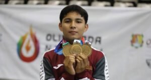 Víctor Méndez conquistou a medalha de ouro no Campeonato Mundial Juvenil