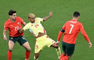 Os últimos encontros entre Espanha e Portugal: da vitória de La Roja na África do Sul 2010 ao impressionante empate e derrota para a Rússia na Liga das Nações.