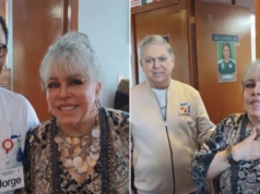 Verónica Castro visitou a casa da atriz e emocionou os moradores para um encontro emocionante