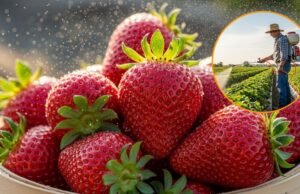 Os morangos que chegam aos mercados europeus contêm pesticidas que a UE deveria ter retirado do mercado há anos