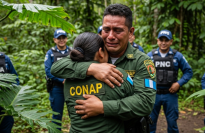 Guarda florestal guatemalteco libertado após ser detido por invasores ilegais no Parque Nacional Laguna Lachuá