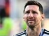 As lágrimas de Messi depois de perder a final da Copa do Mundo para a Espanha e conquistar sua segunda medalha