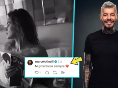 Milett Figueroa prepara sua estreia como cantora com letra sobre desgosto e Marcelo Tinelli comenta sua foto