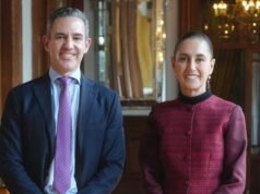 Sheinbaum dá as boas-vindas ao fundador do Nubank, o banco investirá 4,2 bilhões de dólares no México