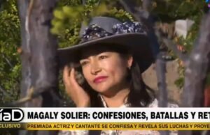 Magaly Solier apareceu novamente, chorando e anunciando a batalha feroz que quase lhe custou a vida: “Nunca devemos esconder nossa tristeza”