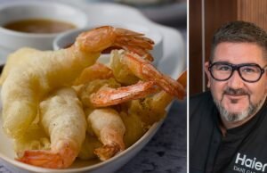 Dani García, chef espanhol: “Os melhores camarões gabardine são feitos com farinha forte, ovos, corante, cerveja e água gelada com gás”
