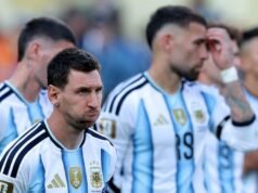 Apesar da derrota, o Governo construiu a Casa Rosada para a seleção argentina.