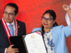 Jacqueline Tapullima, representante eleita de Juntos pelo Peru, compareceu ao Congresso.
