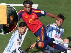 A zombaria de Lamine Yamal contra Leandro Paredes na briga com Gavi: o pôster que roubou os holofotes na comemoração na Espanha