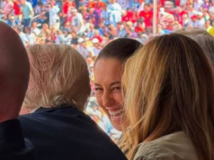 Sheinbaum e Trump, rindo: a foto que circula na rede após a Copa do Mundo de 2026