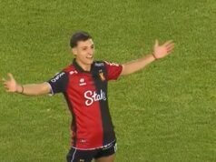Grande gol de cobrança de falta de Nicolás Quagliata que faz 1 a 0 no Sporting Cristal x Melgar pela Liga 1 Clausura de 2026.