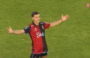 Grande gol de cobrança de falta de Nicolás Quagliata que faz 1 a 0 no Sporting Cristal x Melgar pela Liga 1 Clausura de 2026.