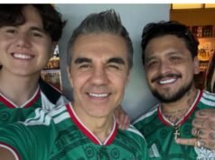 A reação de Christian Nodal ao filho de Adrián Uribe durante o México e o Equador que ninguém esperava