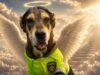 O herói da Polícia Nacional do Peru, cão Vaguito, se despede emocionado em Trujillo