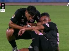 A amarga estreia de Christian Cueva no Sport Boys: lesionou-se aos 34 minutos no jogo frente ao Comerciantes FC, pela Taça da Liga de 2026.