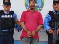 A prisão foi feita por agentes da DPI em Copán.