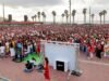 Quase 8 mil pessoas comparecem à Plaza de la Música, em Las Palmas de Gran Canaria, para assistir à final entre Espanha e Argentina