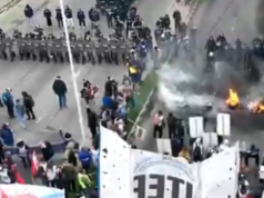 Protesto da CGT, ao vivo: a Infantaria tenta eliminar o grupo de esquerda em Avellaneda