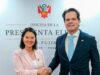 Keiko Fujimori reuniu-se com o embaixador dos EUA, Bernie Navarro, poucos dias depois de se tornar presidente.