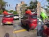 Casa de Barranquilla acaba no teto do carro a pedido, motorista se defende online: “É uma farsa”