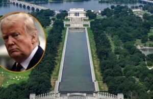Trump ordenou que o Lincoln Memorial Reflecting Pool fosse vazio para iniciar os reparos