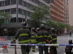 Um prédio no centro de Manhattan foi evacuado devido a um possível colapso