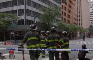 Um prédio no centro de Manhattan foi evacuado devido a um possível colapso