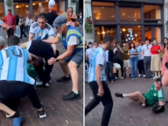 Quatro torcedores argentinos pegos em Seattle atacando um adolescente mexicano