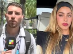 O episódio violento de Martín Salwe quando quis conversar com Tini Stoessel na partida entre Argentina e Suíça