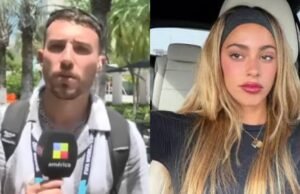 O episódio violento de Martín Salwe quando quis conversar com Tini Stoessel na partida entre Argentina e Suíça