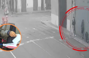 Tênis avaliados em mais de 15 mil foram roubados de uma loja no Cercado de Lima enquanto passavam pedestres e um carro da polícia.