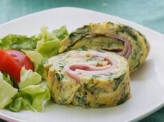 Queijo Cremoso, Ovos e Espinafre, uma receita simples e rica em proteínas para um jantar de verão