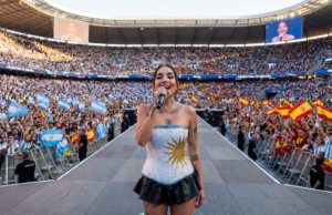 María Becerra chega a campo da Copa do Mundo de 2026 para cantar a Canção: “Essa é a melhor coisa da minha carreira”